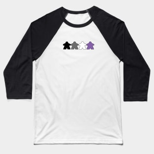 Asexual Meeples Baseball T-Shirt